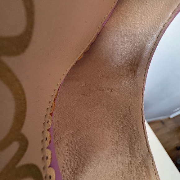 Sam Edelman Hazel Suede Pointed Toe Pumps - Pink - Size 8 - Picture 12 of 16